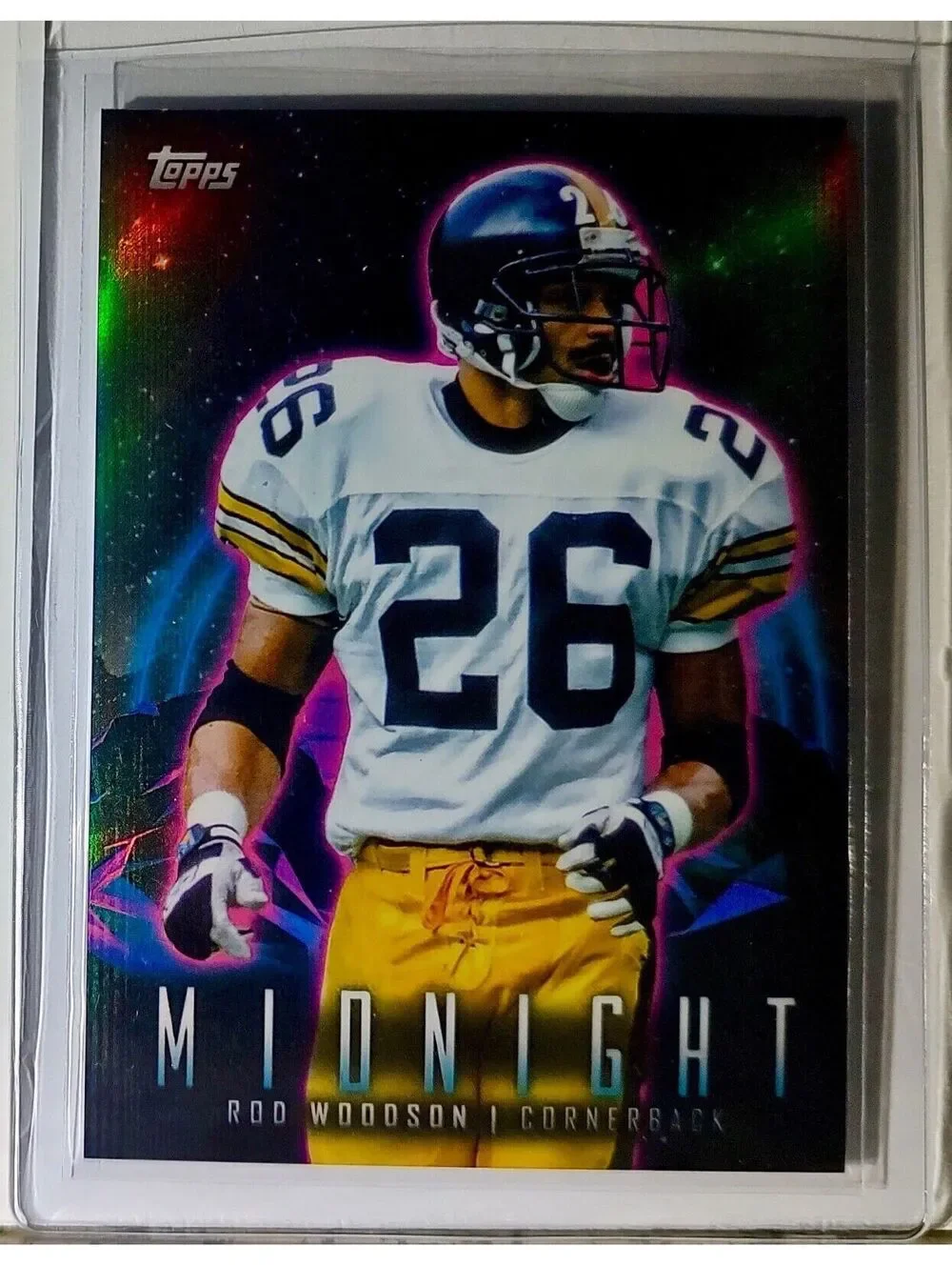 Rod Woodson 2023 Topps Midnight NFL #340 Football Card Pittsburgh Steelers